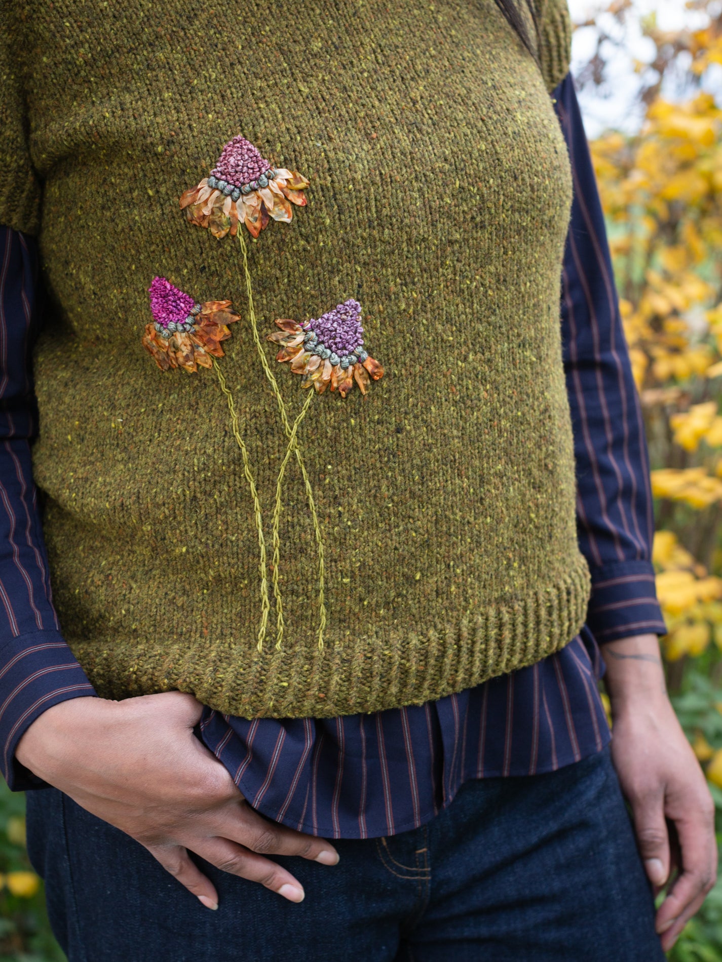 Embroidery on Knits - Book by Judit Gummlich, Laine Publishing