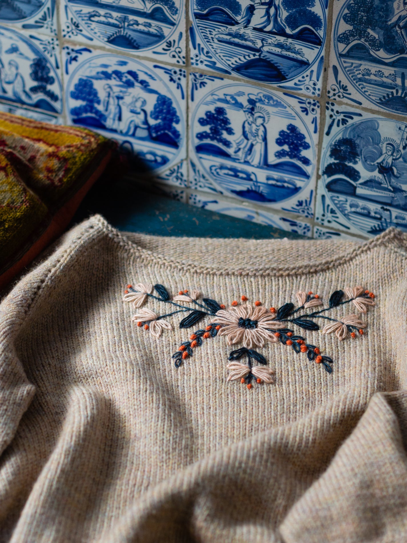 Embroidery on Knits - Book by Judit Gummlich, Laine Publishing
