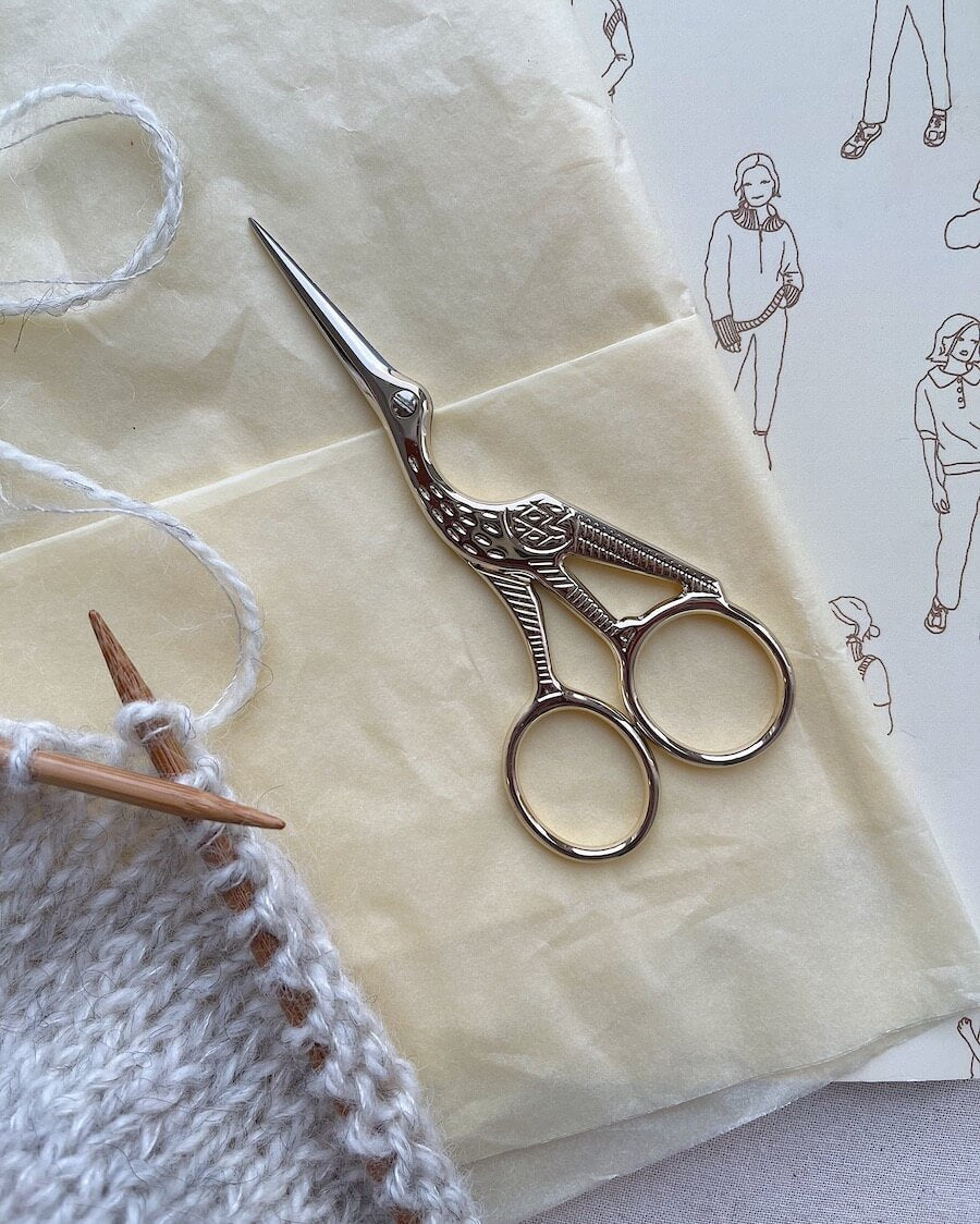 Stork Scissors - PetiteKnit