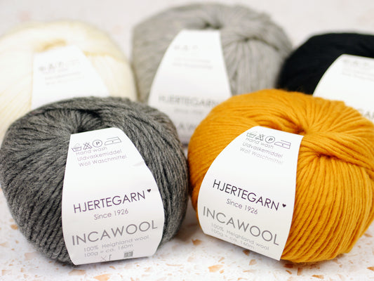 Hjertegarn Incawool, 100g