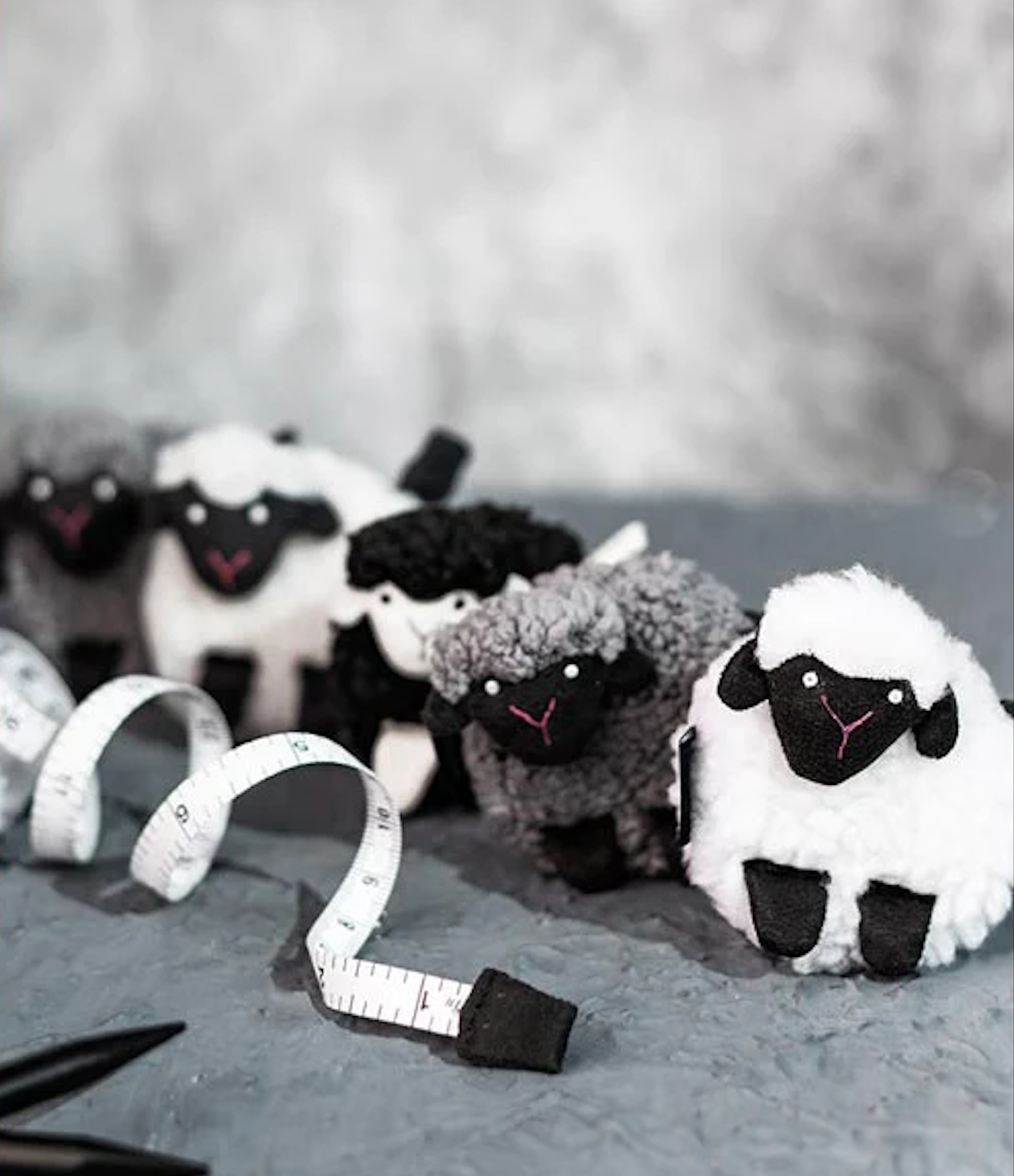 Lantern Moon Measuring Tape - Black Sheep