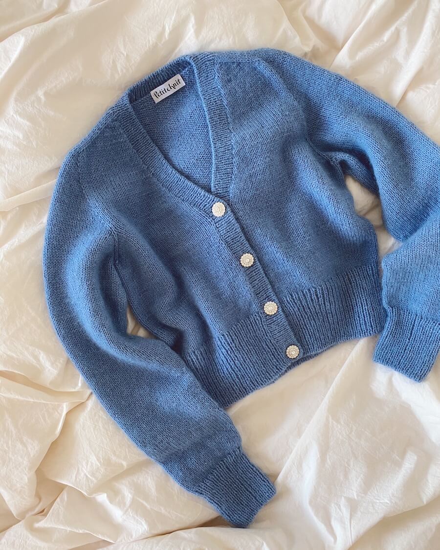 April Cardigan Pattern - PetiteKnit