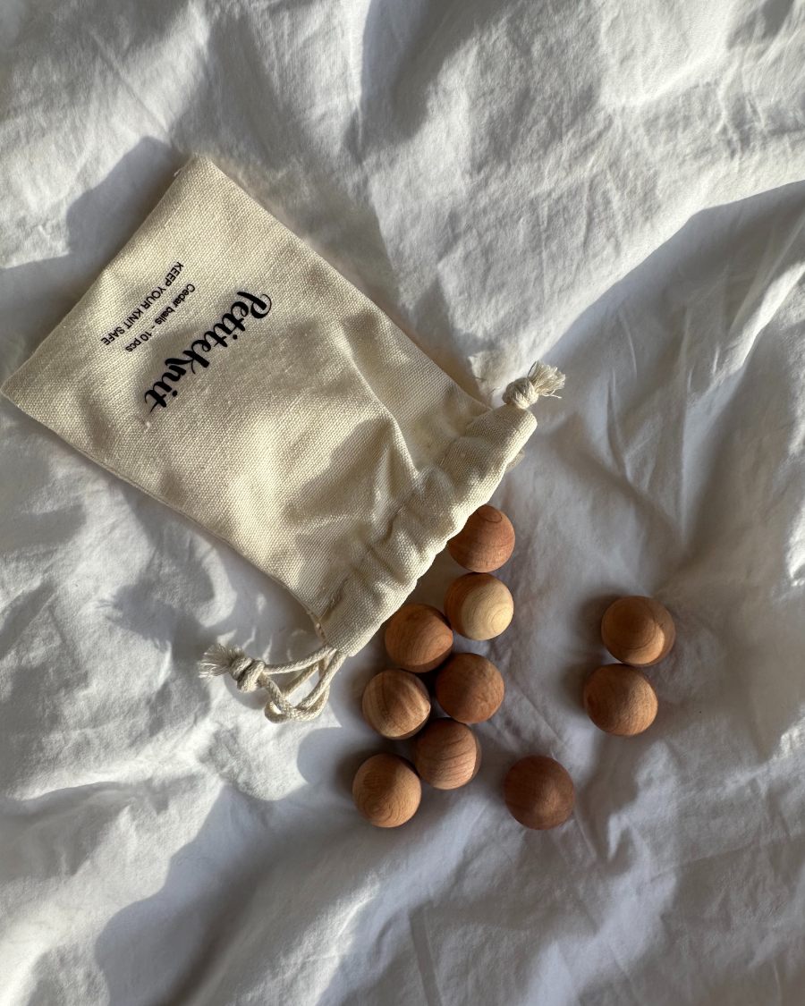 Cedar Wood Balls - PetiteKnit