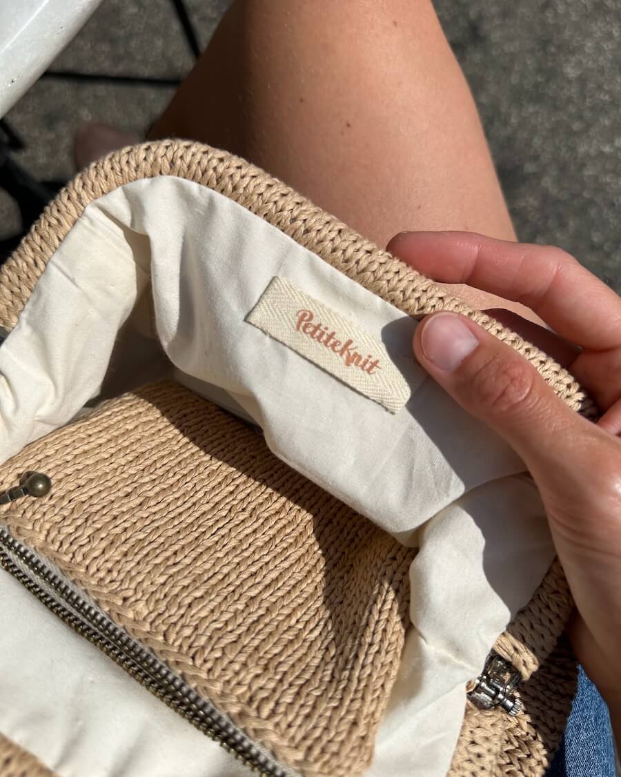Lining for PetiteKnit Frame Clutch - Small, Natural