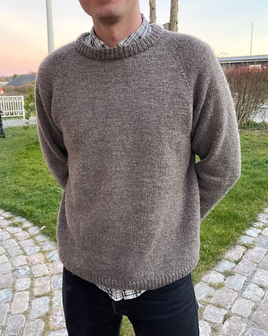 Hanstholm Sweater Pattern - PetiteKnit