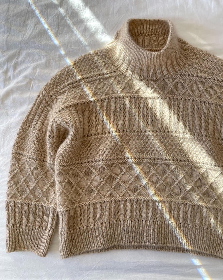 Ingrid Sweater Pattern - PetiteKnit