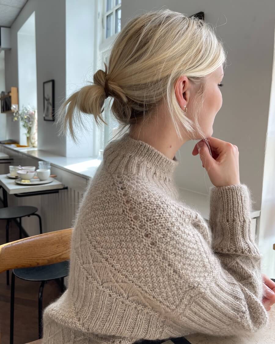 Ingrid Sweater Pattern - PetiteKnit