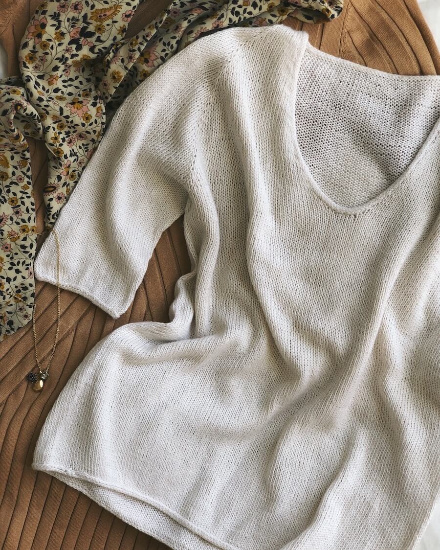 Cumulus Tee Pattern - PetiteKnit