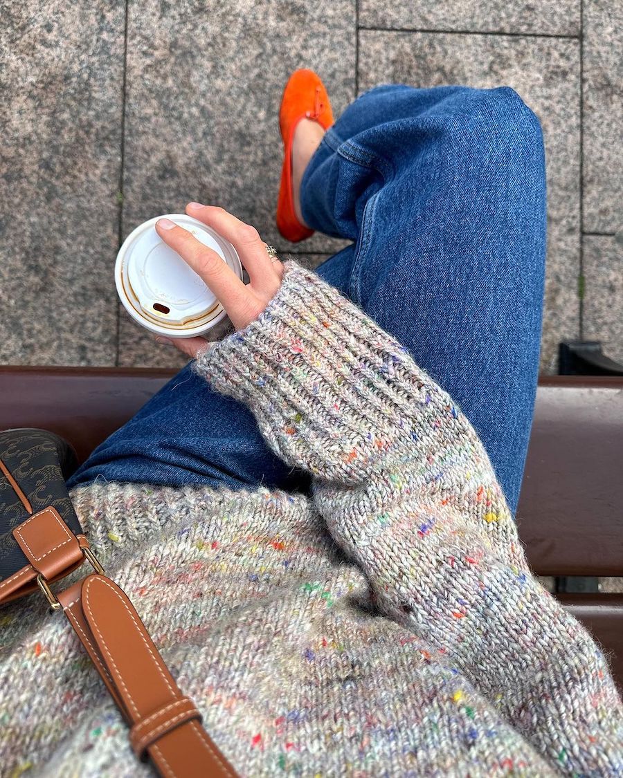 Terrazzo Sweater Pattern - PetiteKnit
