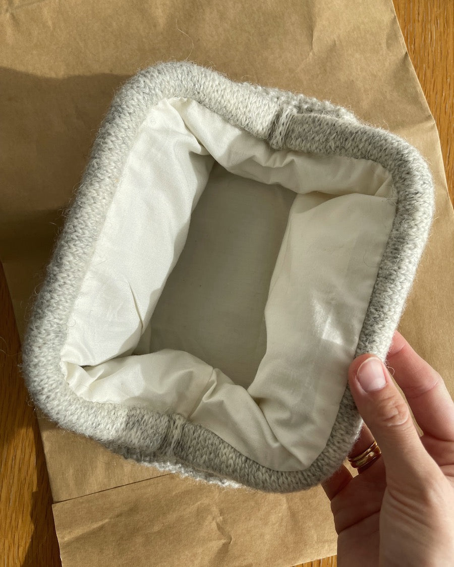 Lining for PetiteKnit Frame Clutch - Small, Natural
