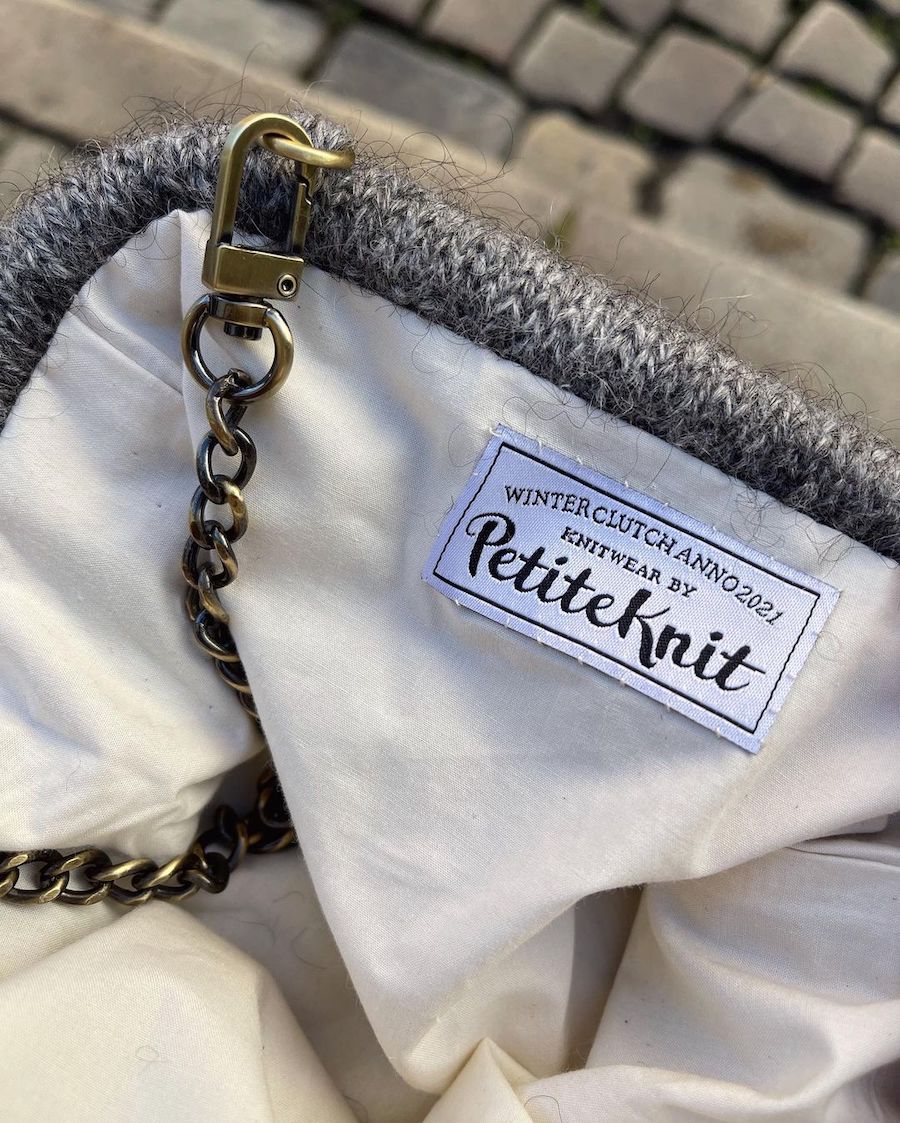 Lining for PetiteKnit Frame Clutch - Small, Natural
