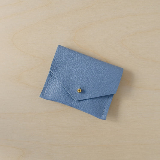 Studio Lowen Leather Stitch Markers Pouch - Powder Blue