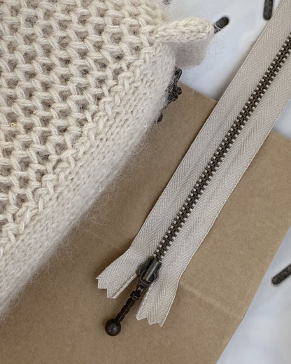 PetiteKnit Zippers - 28cm, various colours