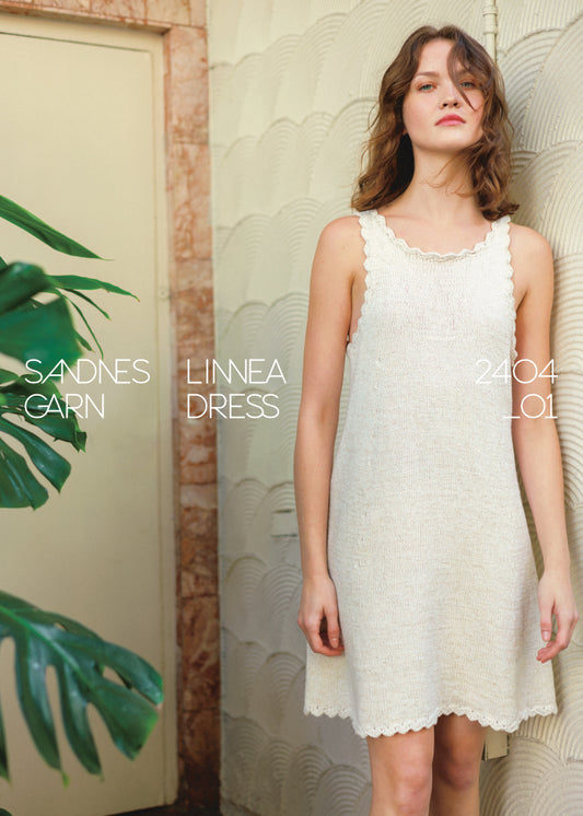 Linnea Dress Pattern - Sandnes Garn Summer Knits 2404 No1