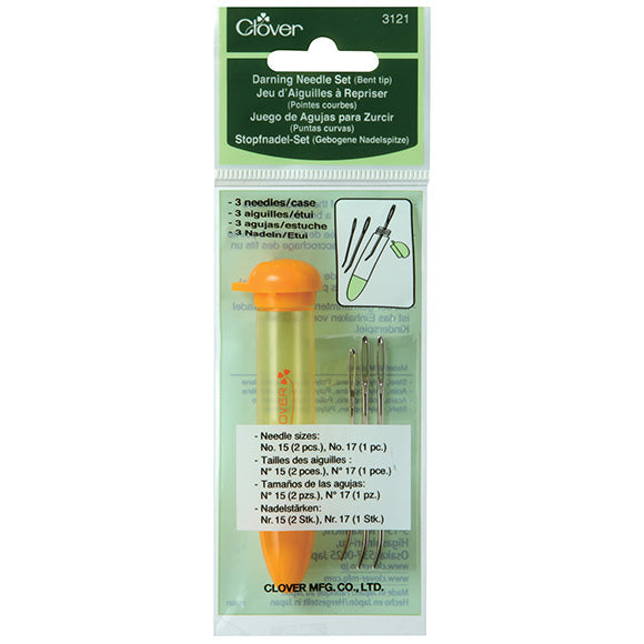 Clover Darning Needle Set ‘Chibi’ - Bent Tip Tapestry Needles