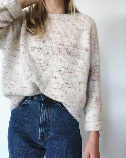 No Frills Sweater Pattern - PetiteKnit