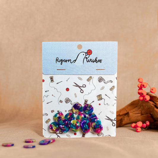 Pigeon Wishes Faerie Button Set 15mm