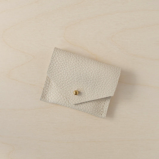 Studio Lowen Leather Stitch Markers Pouch - Cream