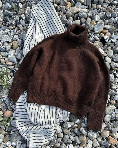 Chestnut Sweater Pattern - PetiteKnit