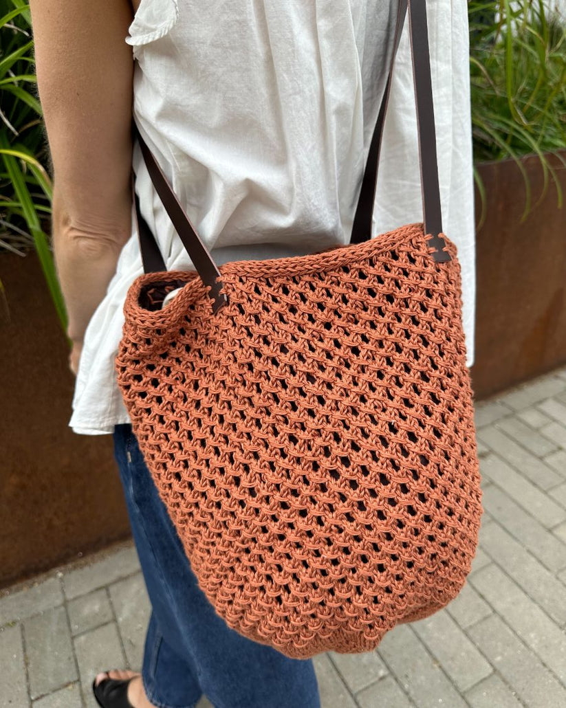 French Market Bag Pattern - PetiteKnit