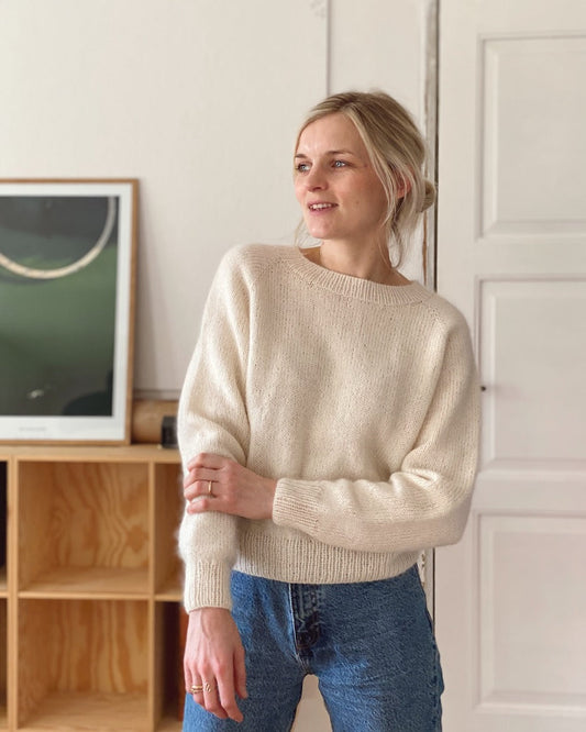 No Frills Sweater Pattern - PetiteKnit