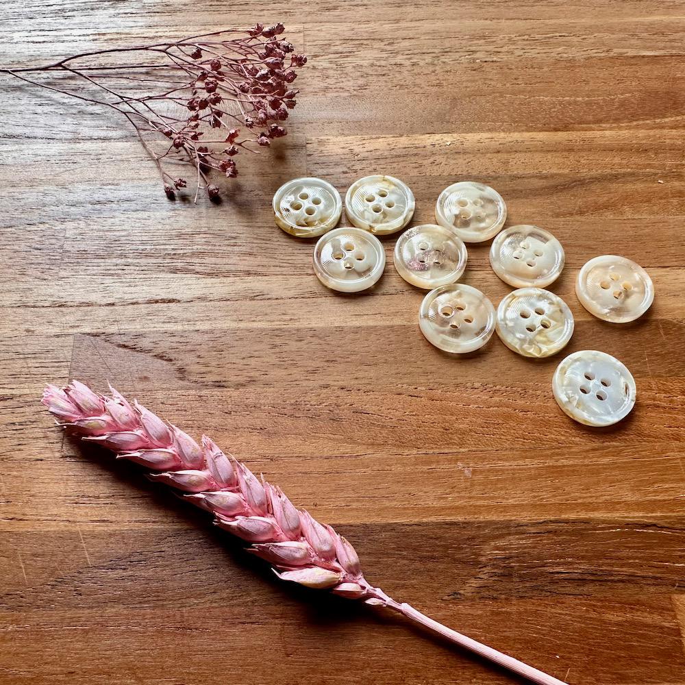 Pigeon Wishes Lemon Soda Button Set 17mm