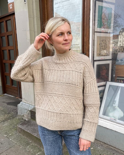 Ingrid Sweater Pattern - PetiteKnit