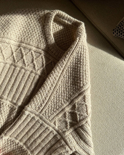 Ingrid Sweater Man Pattern - PetiteKnit