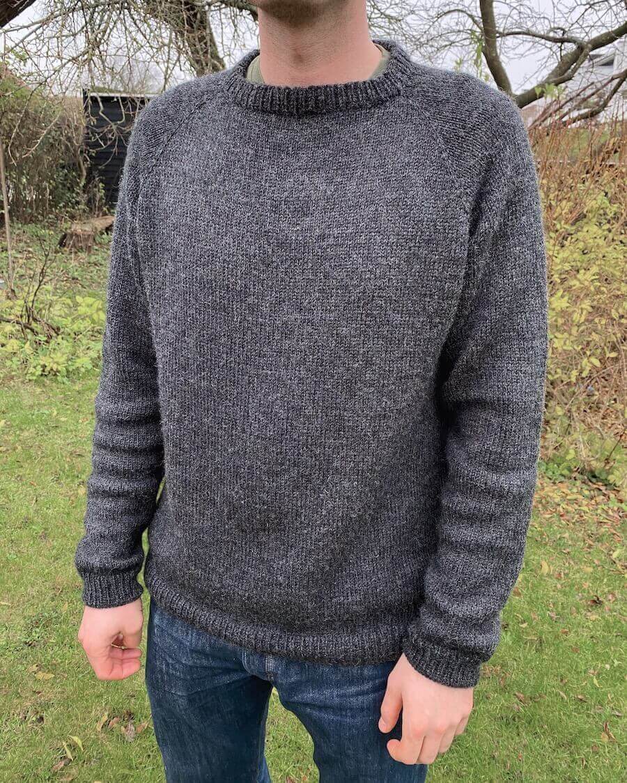Hanstholm Sweater Pattern - PetiteKnit