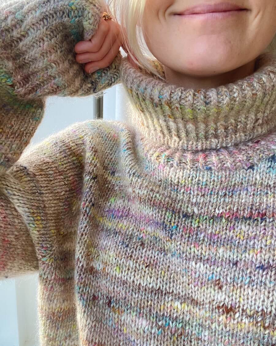 Terrazzo Sweater Pattern - PetiteKnit